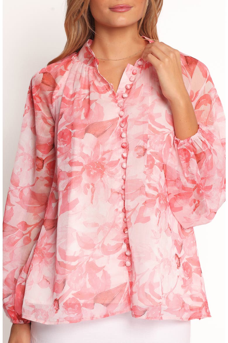 Marni Print Top, Alternate, color, PINK FLORAL