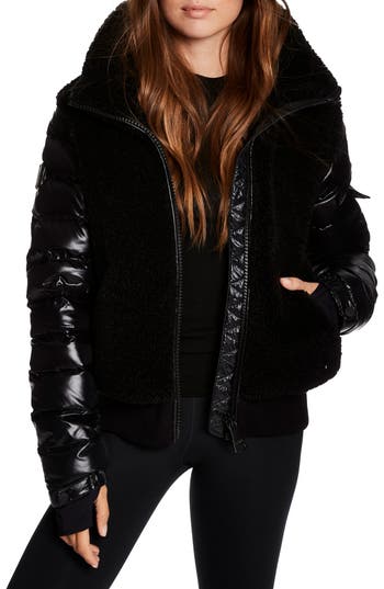 Sam . Carson Water Repellent & Wind Resistant Down Puffer Jacket In Black