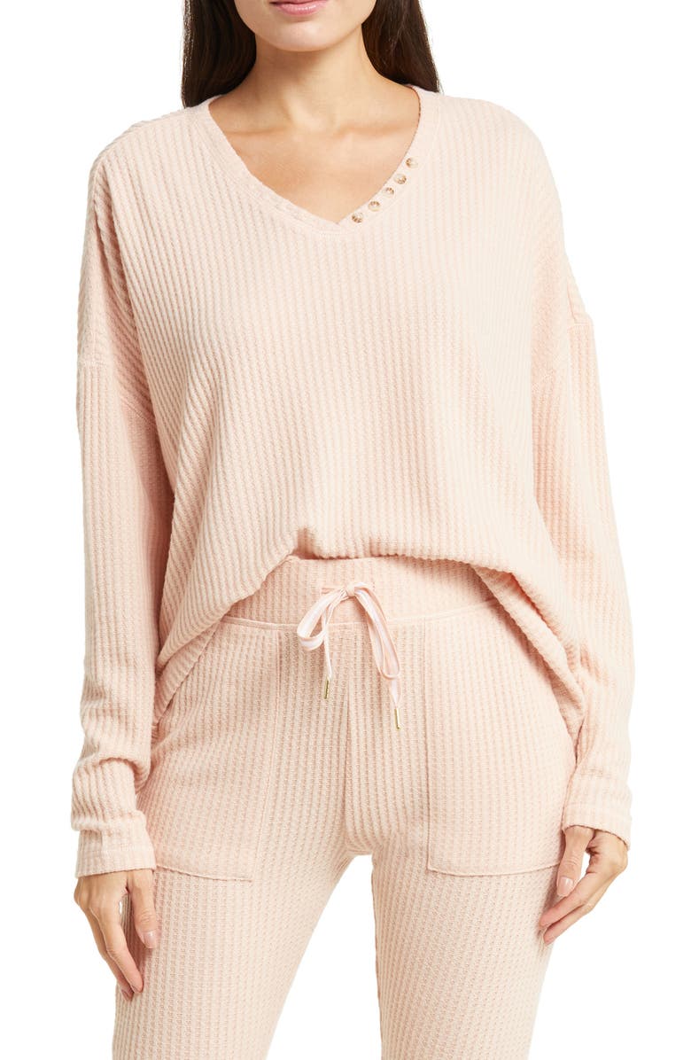 Honeydew Lounge Pro Waffle Knit Lounge Top, Main, color,