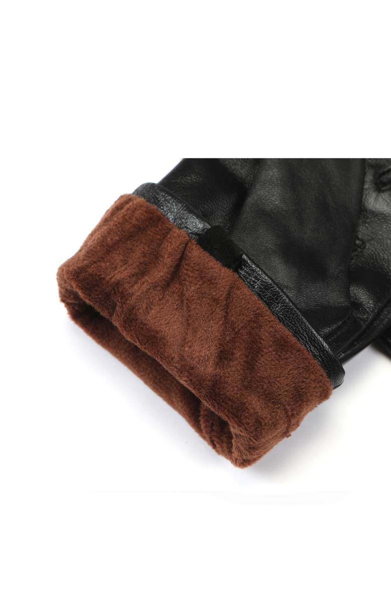 Bob Oré Blue Collection Elora Leather Gloves, Alternate, color, Black