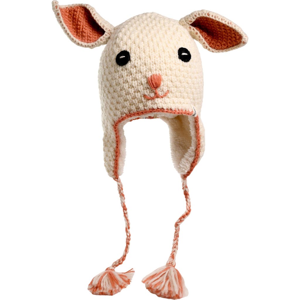 Nirvana Designs Crochet Rabbit Hat In White