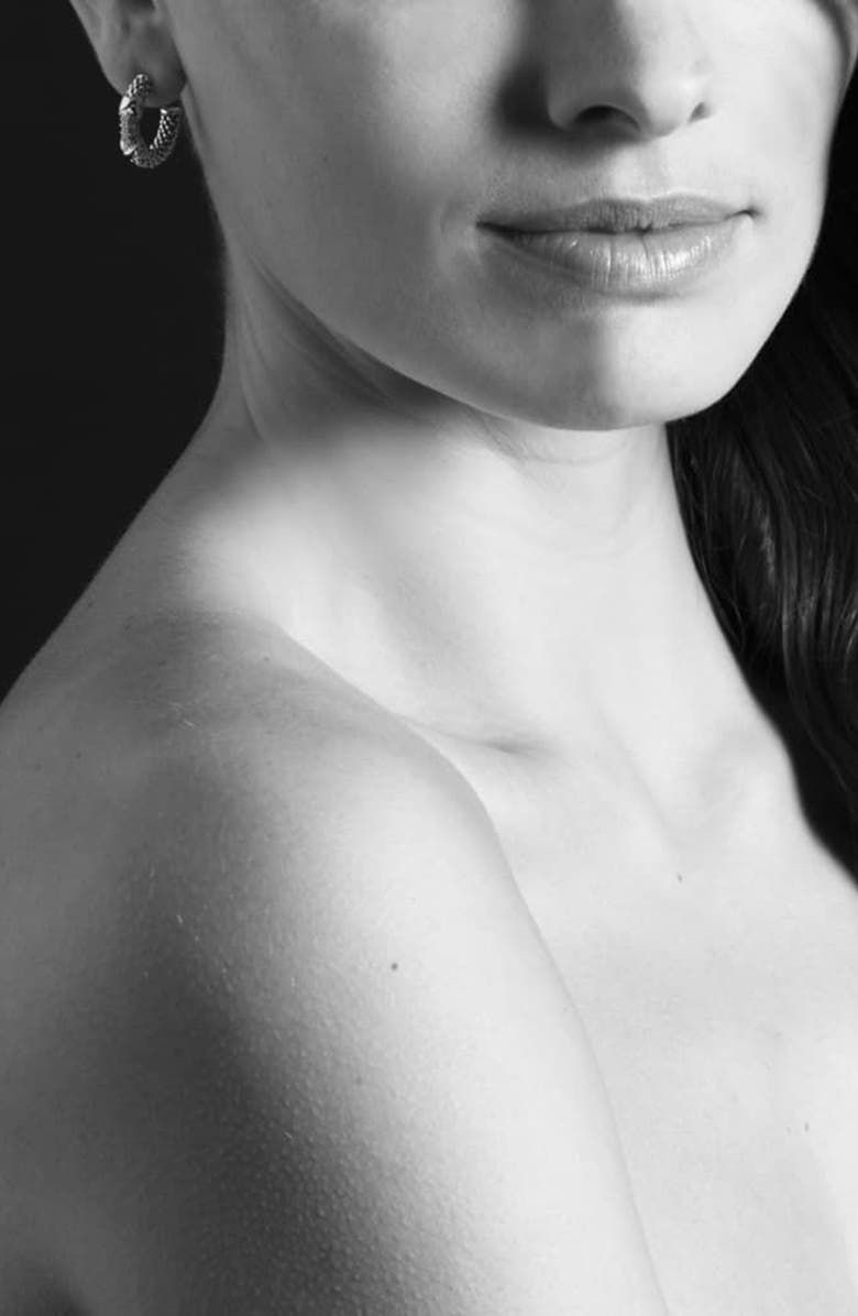 LAGOS 'Diamond Lux' Diamond Small Hoop Earrings, Alternate, color, 