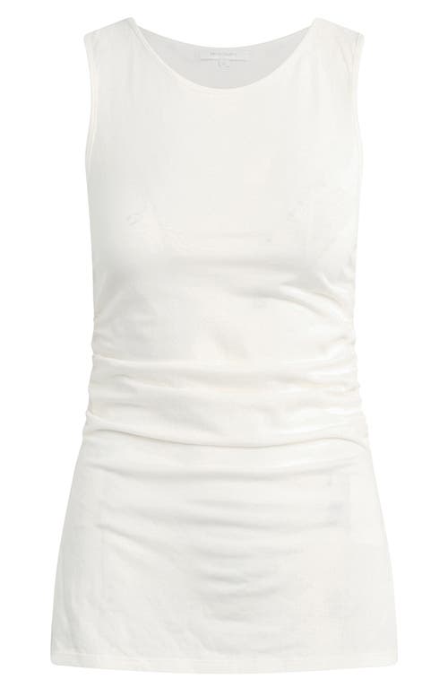 Favorite Daughter The Smooth Operator Ruched Cotton & Modal Tank