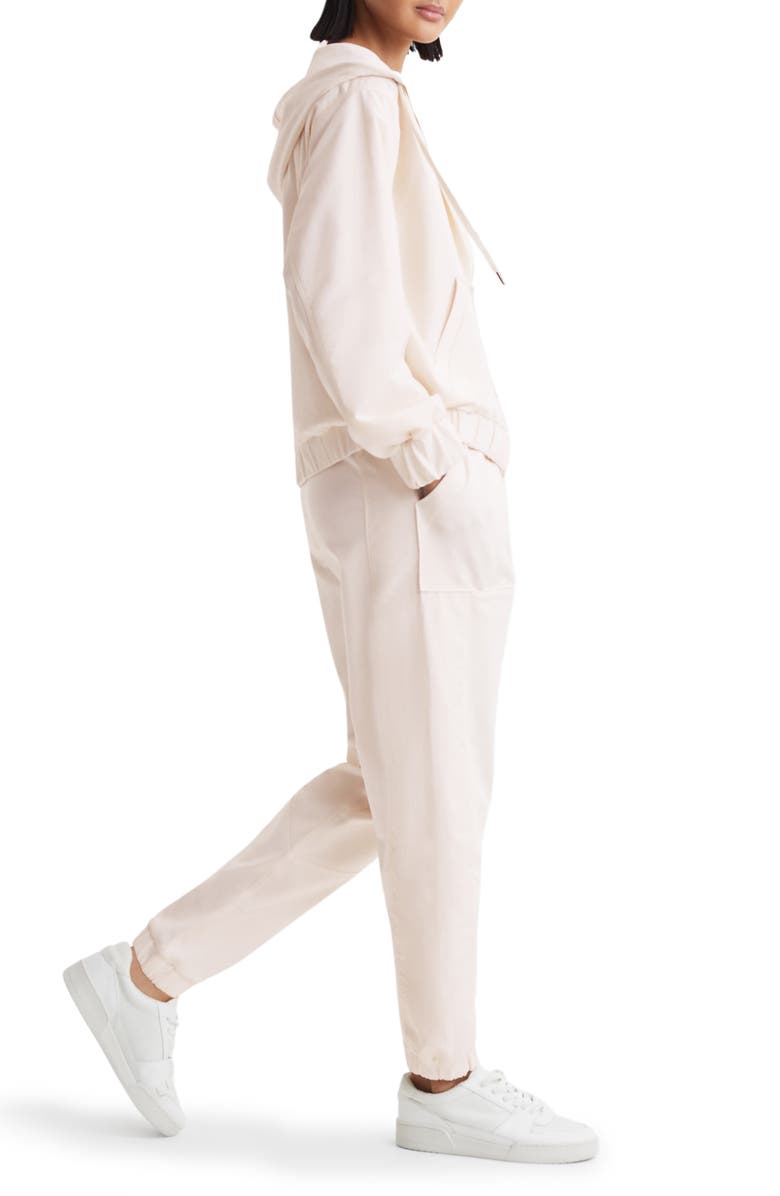 Reiss Maja Mixed Media Joggers, Alternate, color, 