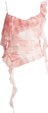 Mistress Rocks Floral Ruffle Tank Top