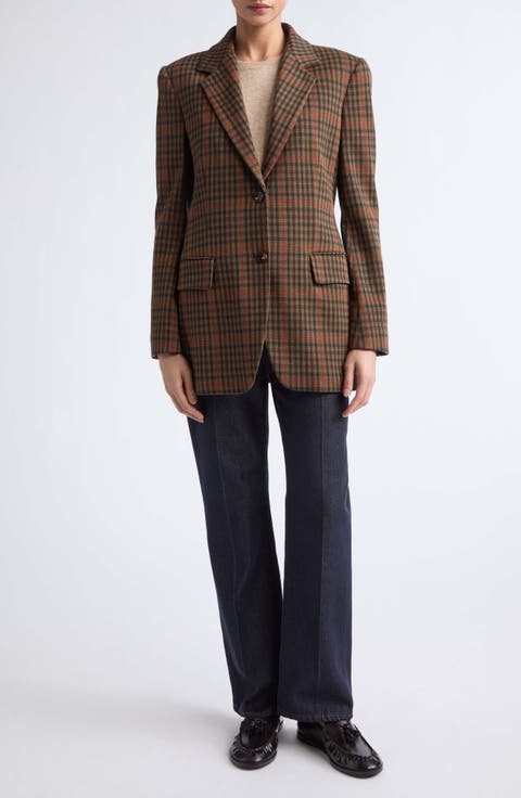 Galosce Plaid Blazer