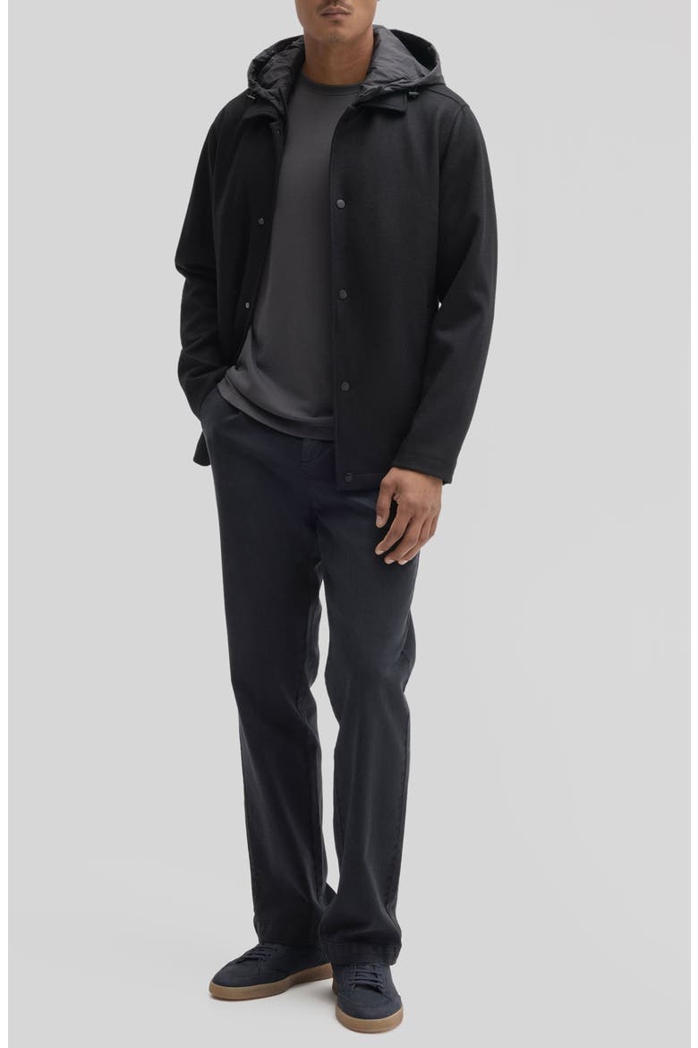 Rizzo Front Snap Jacket, Alternate, color, BLACK