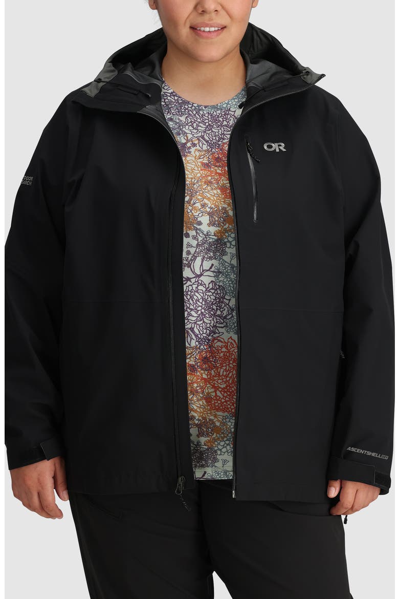 Aspire II Gore-Tex® Waterproof Jacket, Alternate, color, BLACK