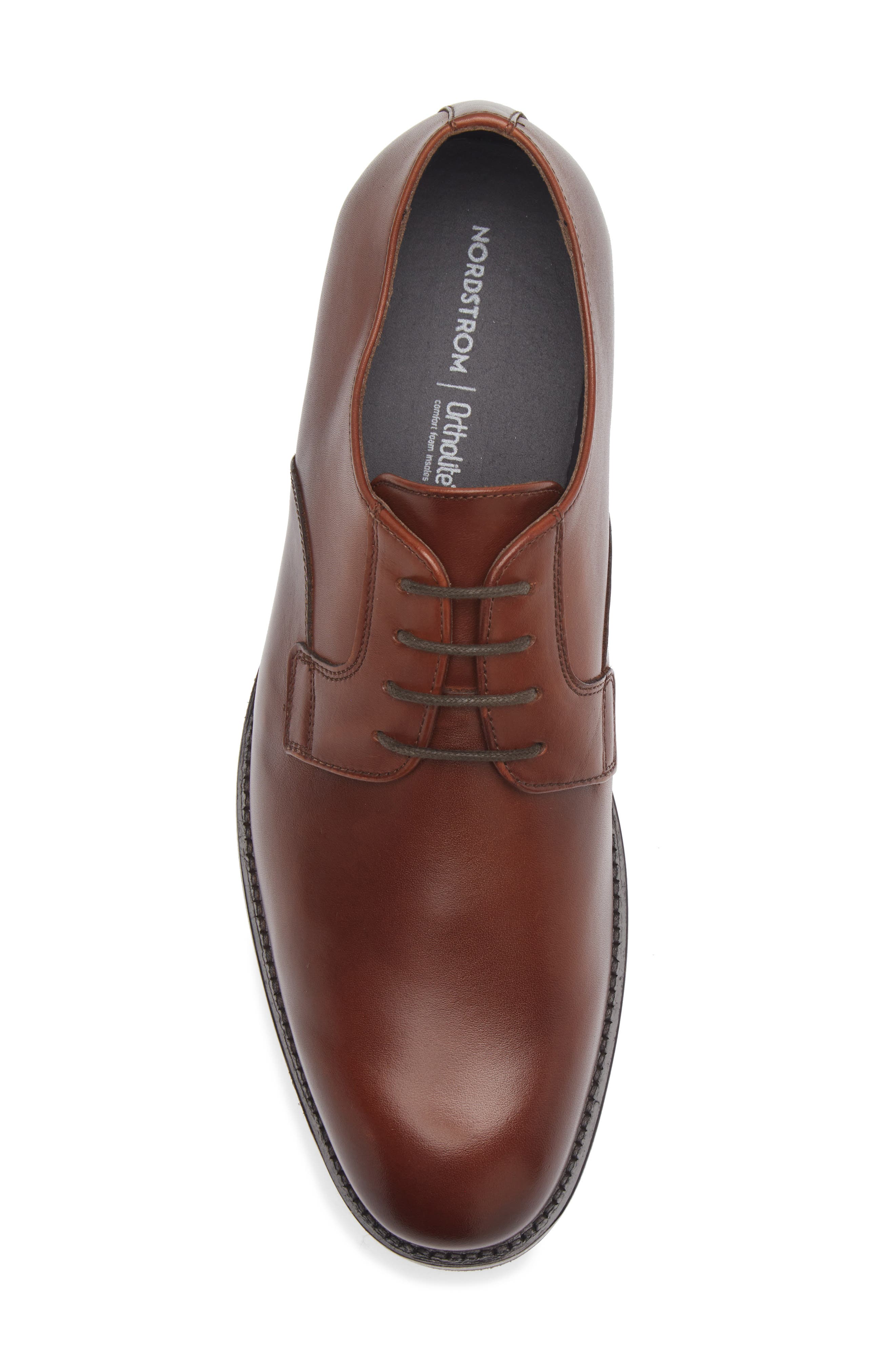 Michael Plain Toe Derby, Alternate, color, BROWN ALMOND