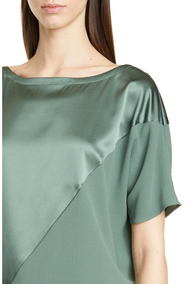 Stretch Silk Top, Alternate, color, NORI