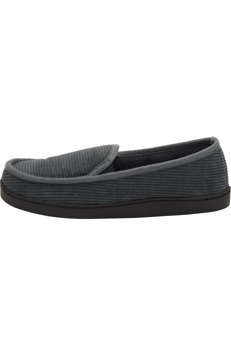 KingSize Cotton Corduroy Slippers, Main, color, Steel