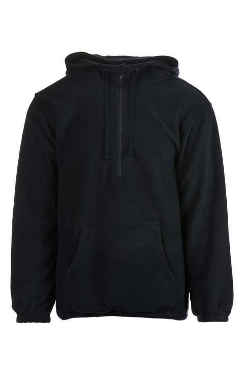 Polar Fleece Quarter Zip Hoodie