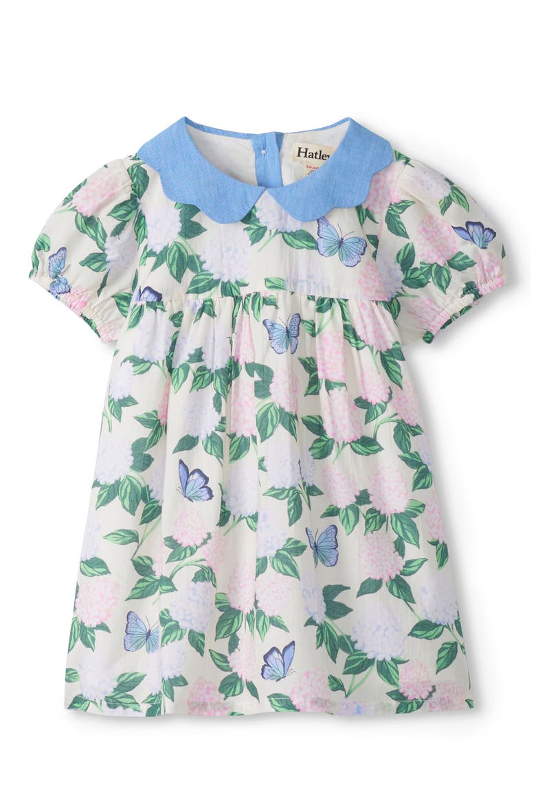 Kids' Enchanted Garden Cotton Dress, Main, color, NATURAL
