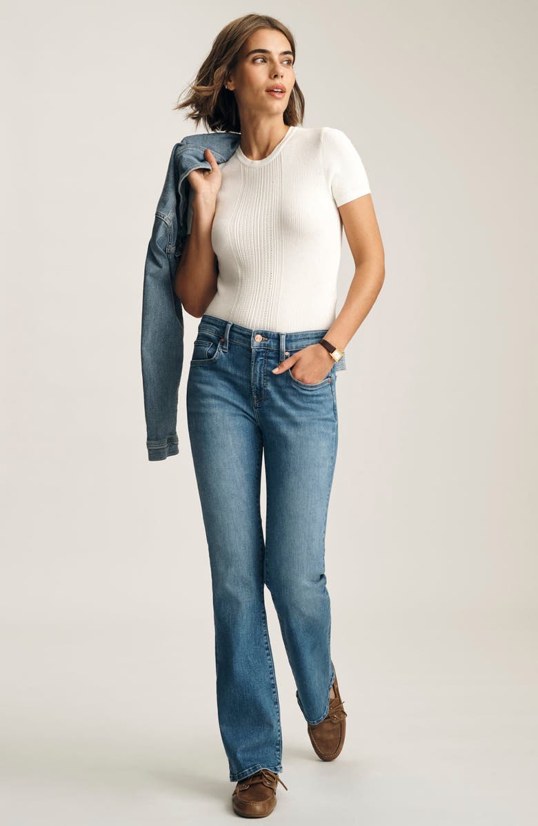 Mavi Jeans Vicky Mid Rise Bootcut Jeans, Alternate, color,