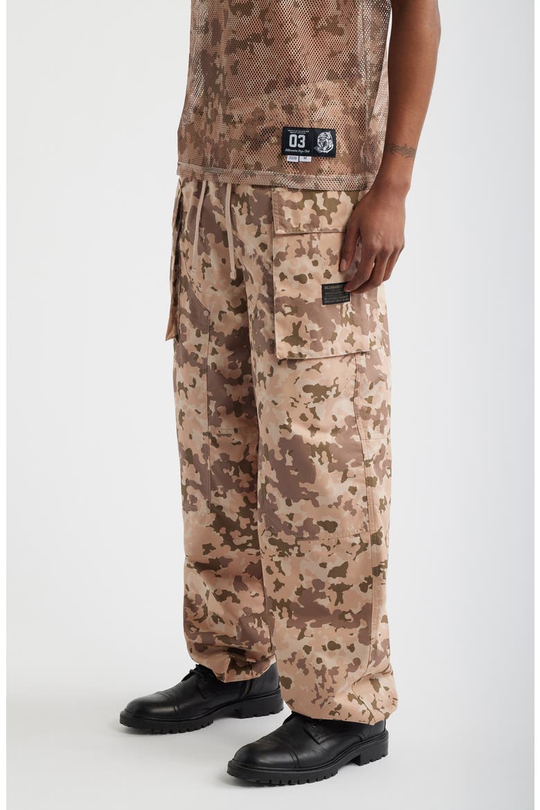Camo Cargo Pants, Alternate, color, DOESKIN