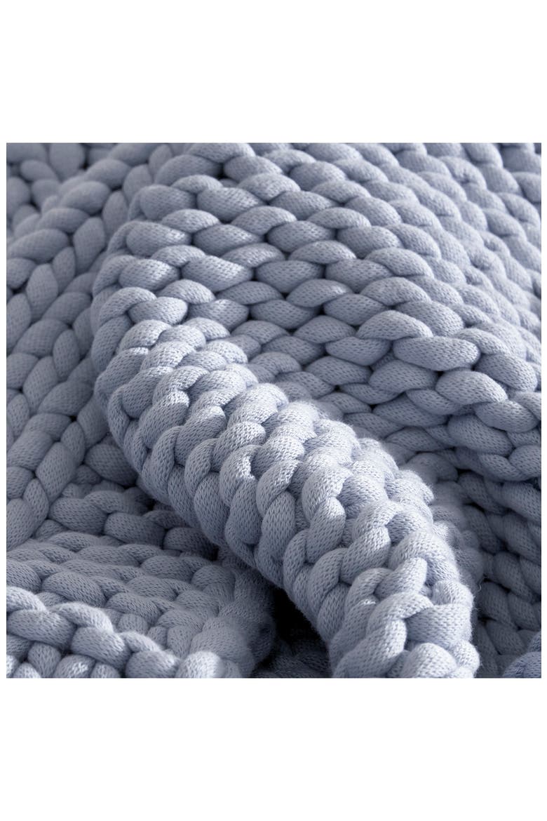 Superloop Throw Blanket, Alternate, color, HYDRANGEA