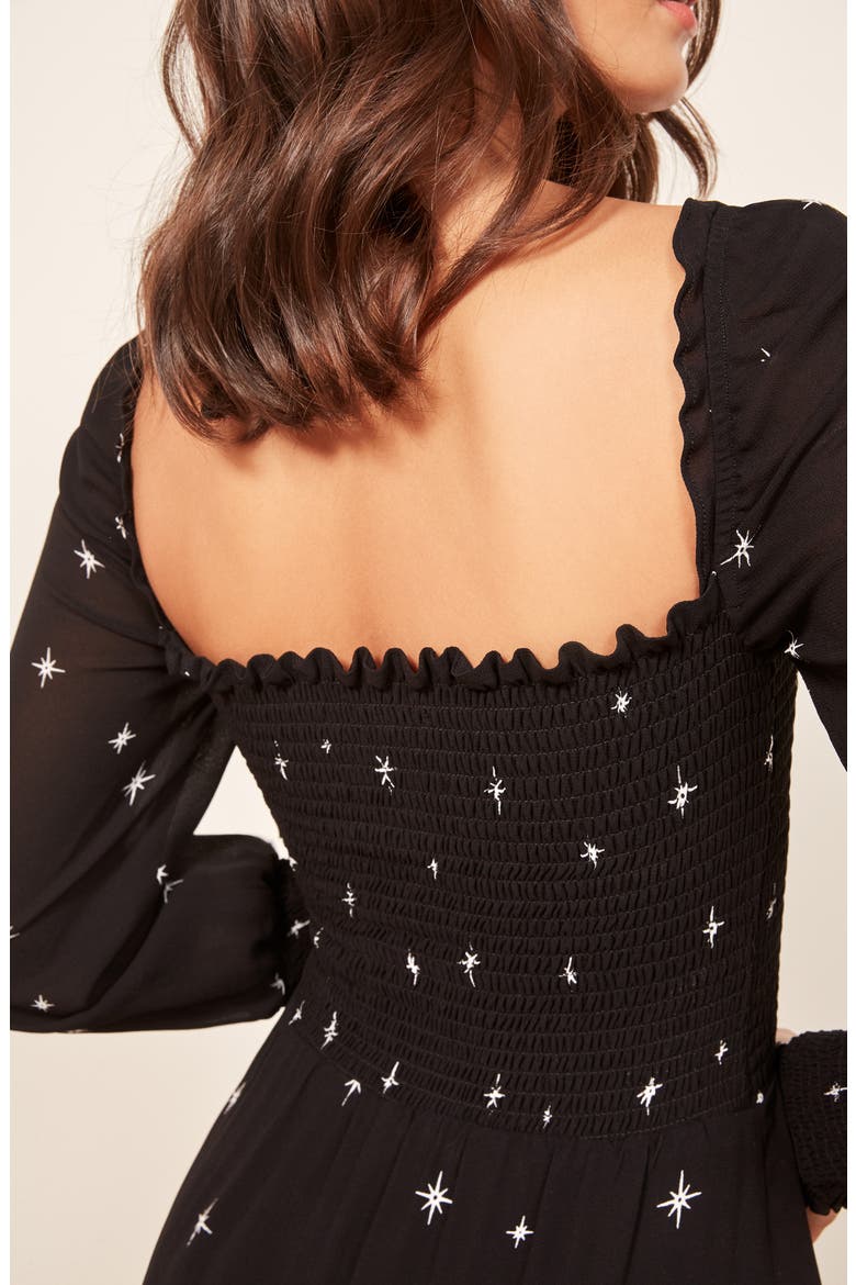 Rowan Midi Dress, Alternate, color, CONSTELLATION
