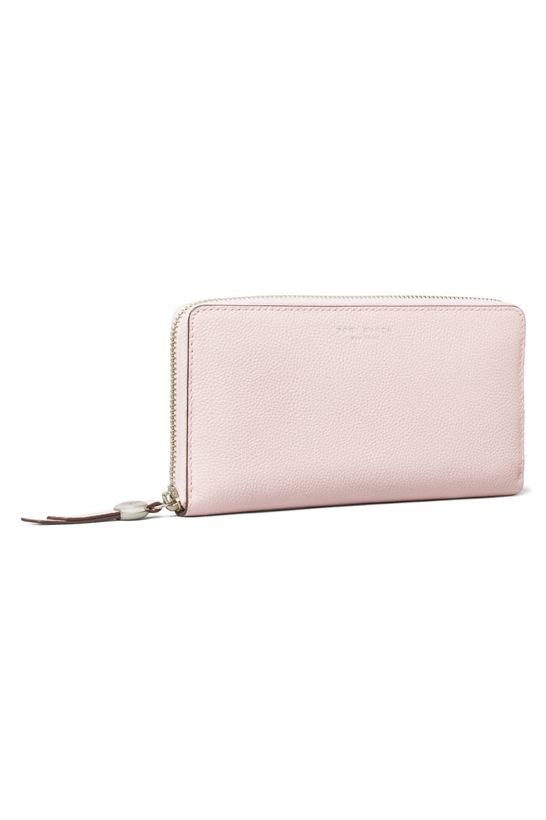 Zip Continental Wallet, Alternate, color, ROSE MIST