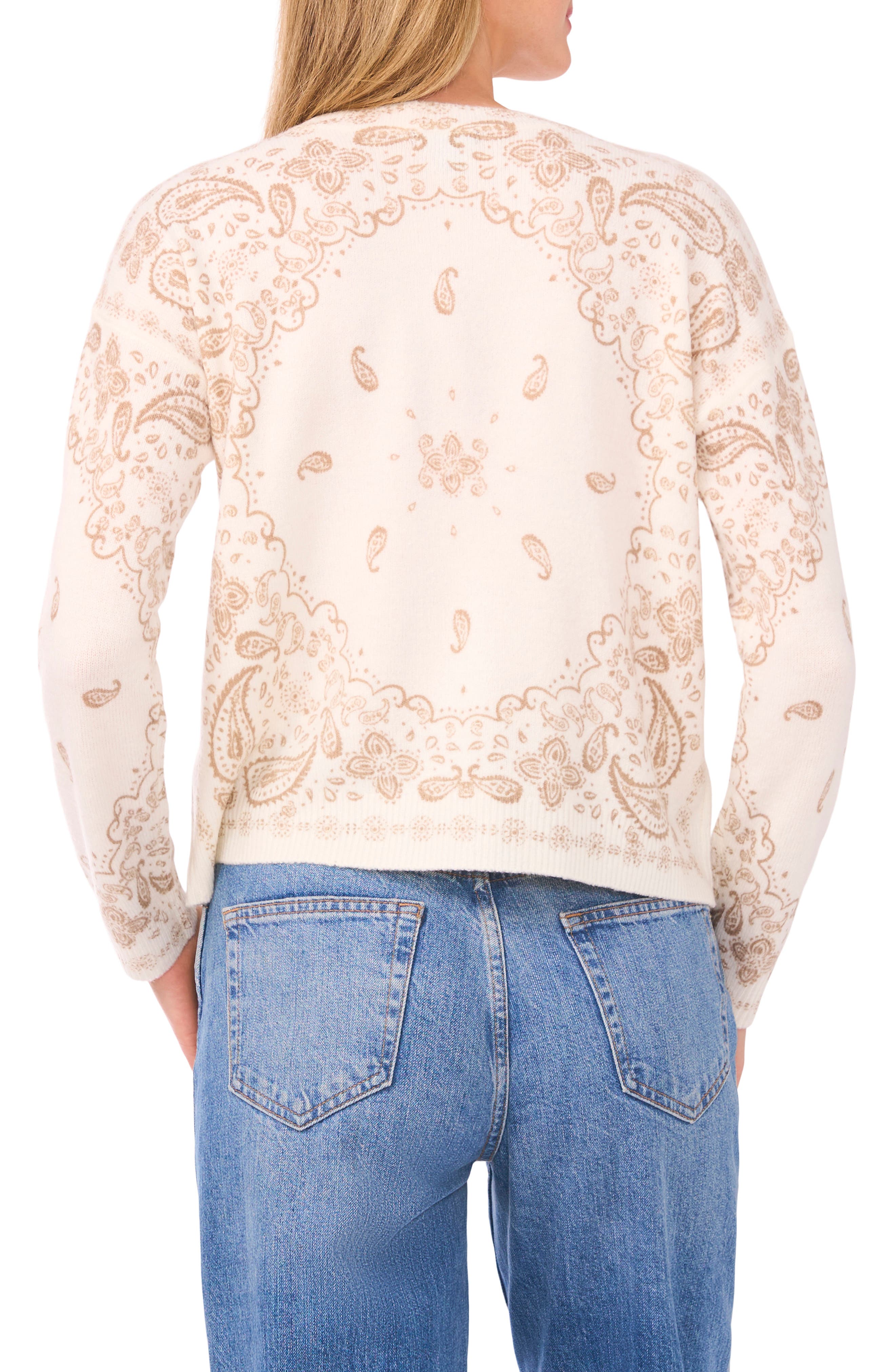 Bandana Crop Sweater - image 2