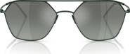 ARMANI 54mm Square Sunglasses