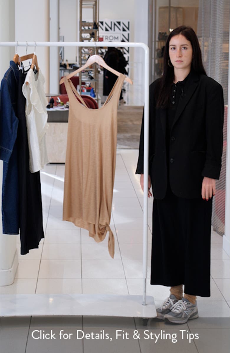 Breezy Basics Knot Hem Cover-Up Dress, sales video thumbnail