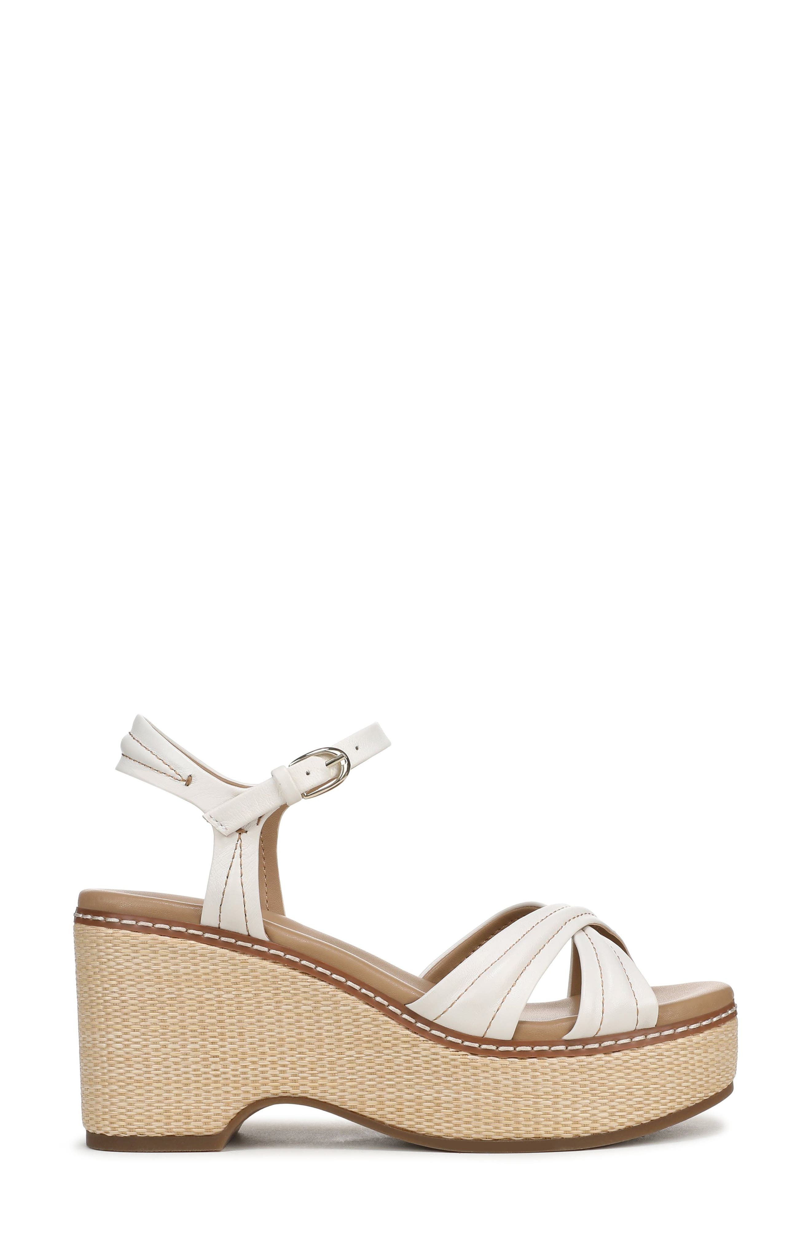 Dovie Ankle Straple Platform Wedge, Alternate, color, WARM WHITE