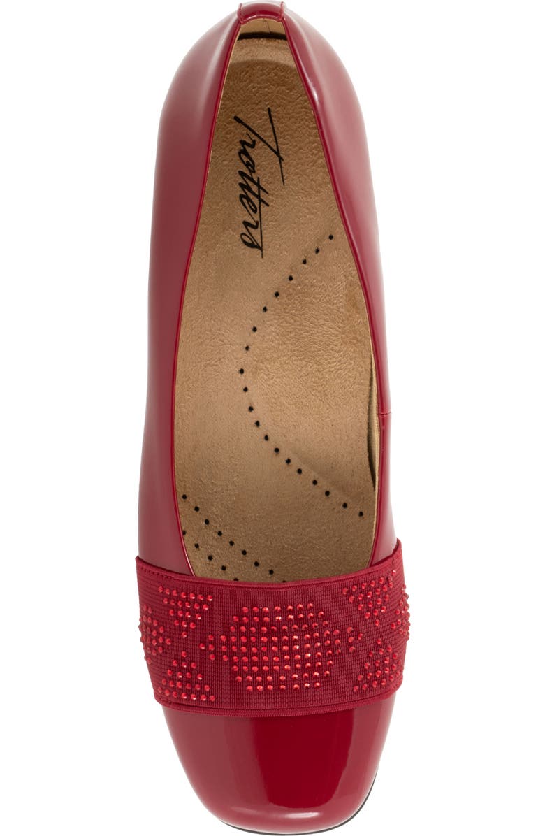 SoftWalk<sup>®</sup> Samantha Flat, Alternate, color, Dark Red Patent