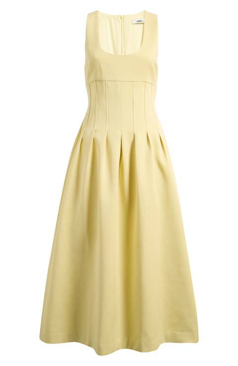 Cinched Midi Dress