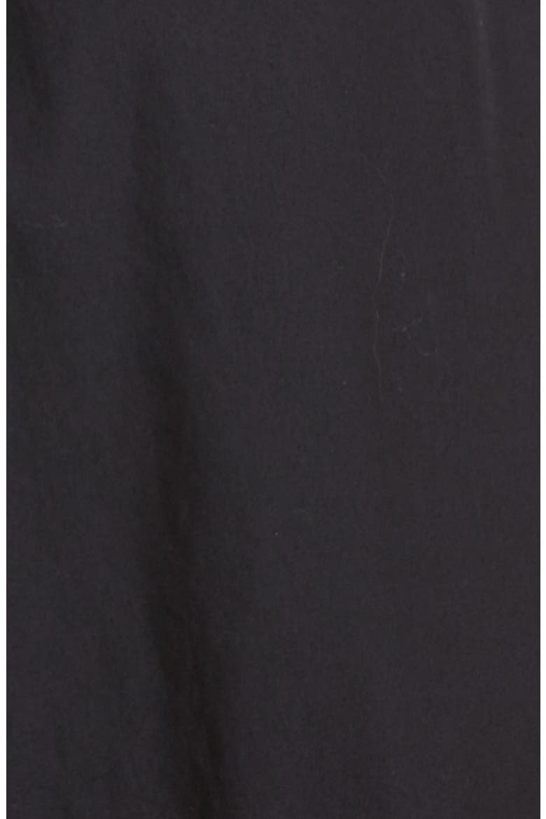 Sibylle Puff Sleeve Cotton Top, Alternate, color, BLACK