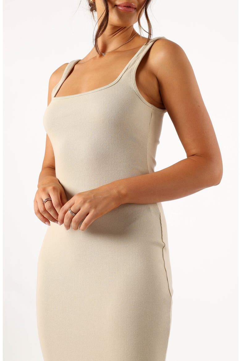 Cynthia Ribbed Maxi Tank Dress, Alternate, color, CREAM