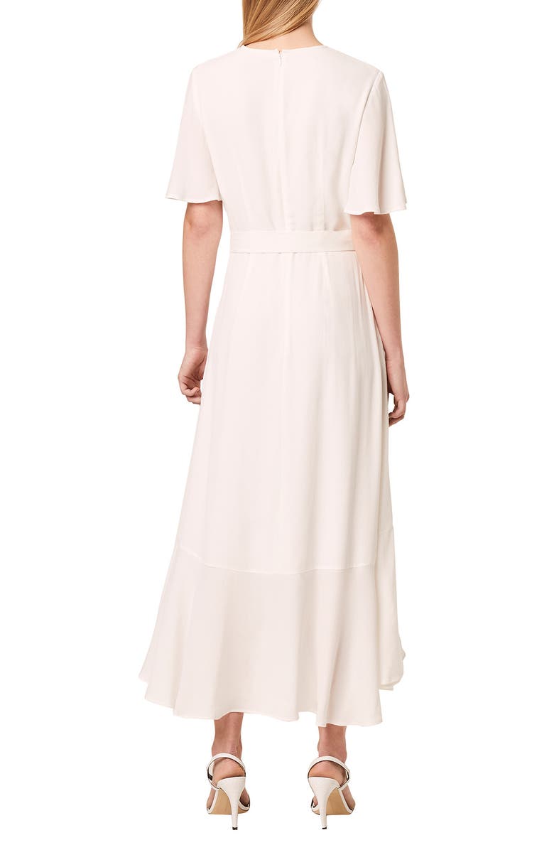 French Connection Emina Belted High/Low Midi Dress, Alternate, color,