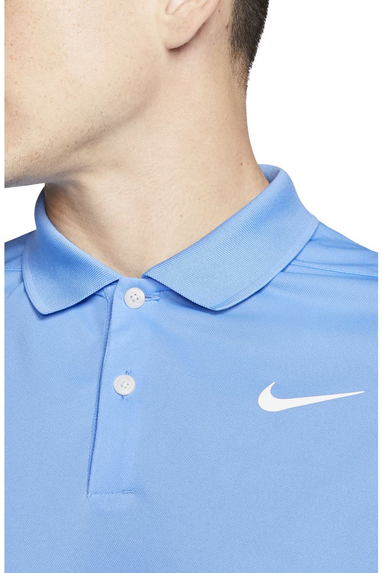 Dri-Fit Victory Polo Shirt, Alternate, color, UNIVERSITY BLUE/ WHITE