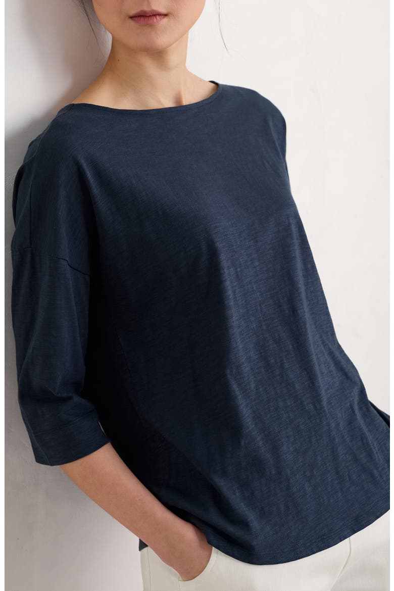 Tremayne Quay Organic Cotton Top, Main, color, MARITIME