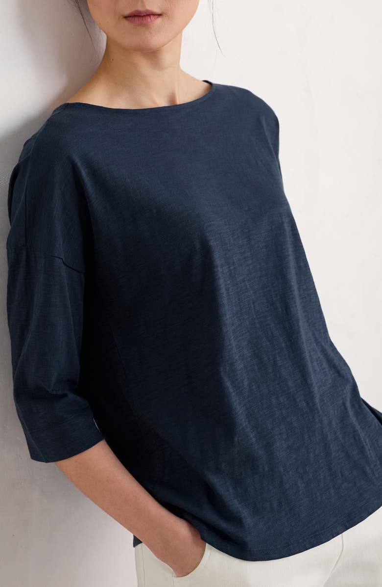 Seasalt Cornwall Tremayne Quay Organic Cotton Top, Main, color, Maritime