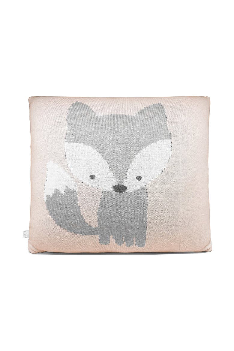 Fox Pillow, Main, color, Soft Pink