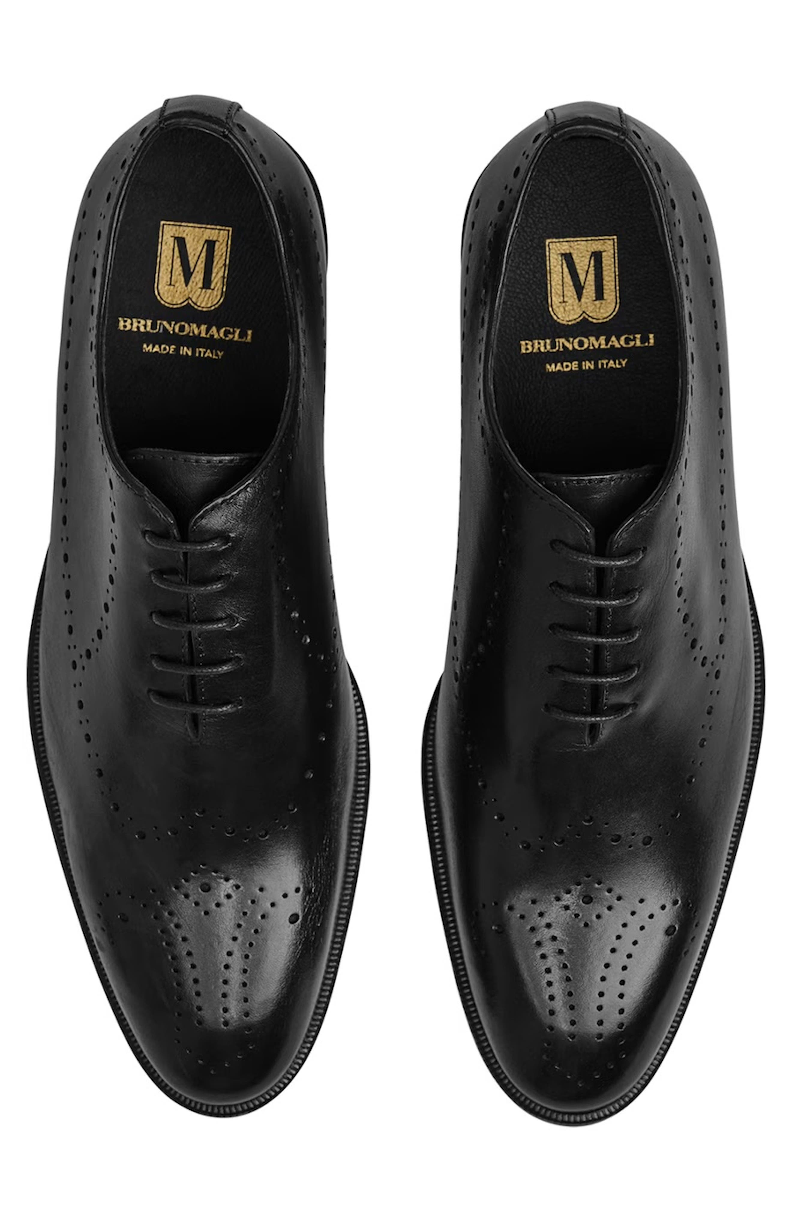 Bruno Magli Ansel Wholecut Oxford, Alternate, color, Black