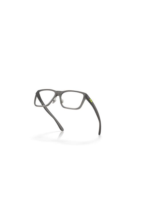 Oakley 49mm Rectangle Optical Glasses In Gray