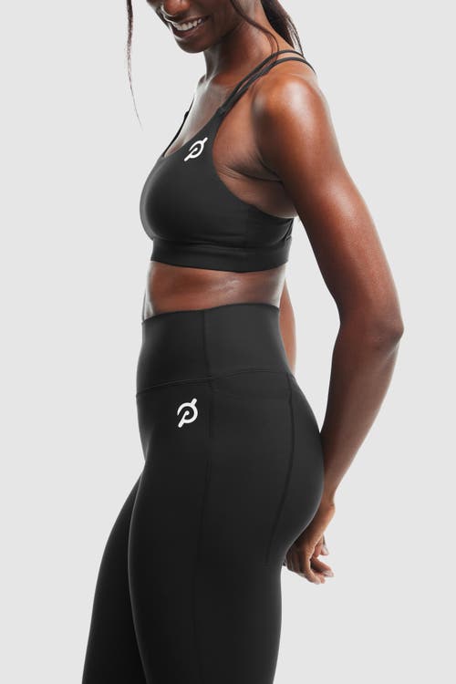 Peloton Cadent Strappy Elevate Bra In Black
