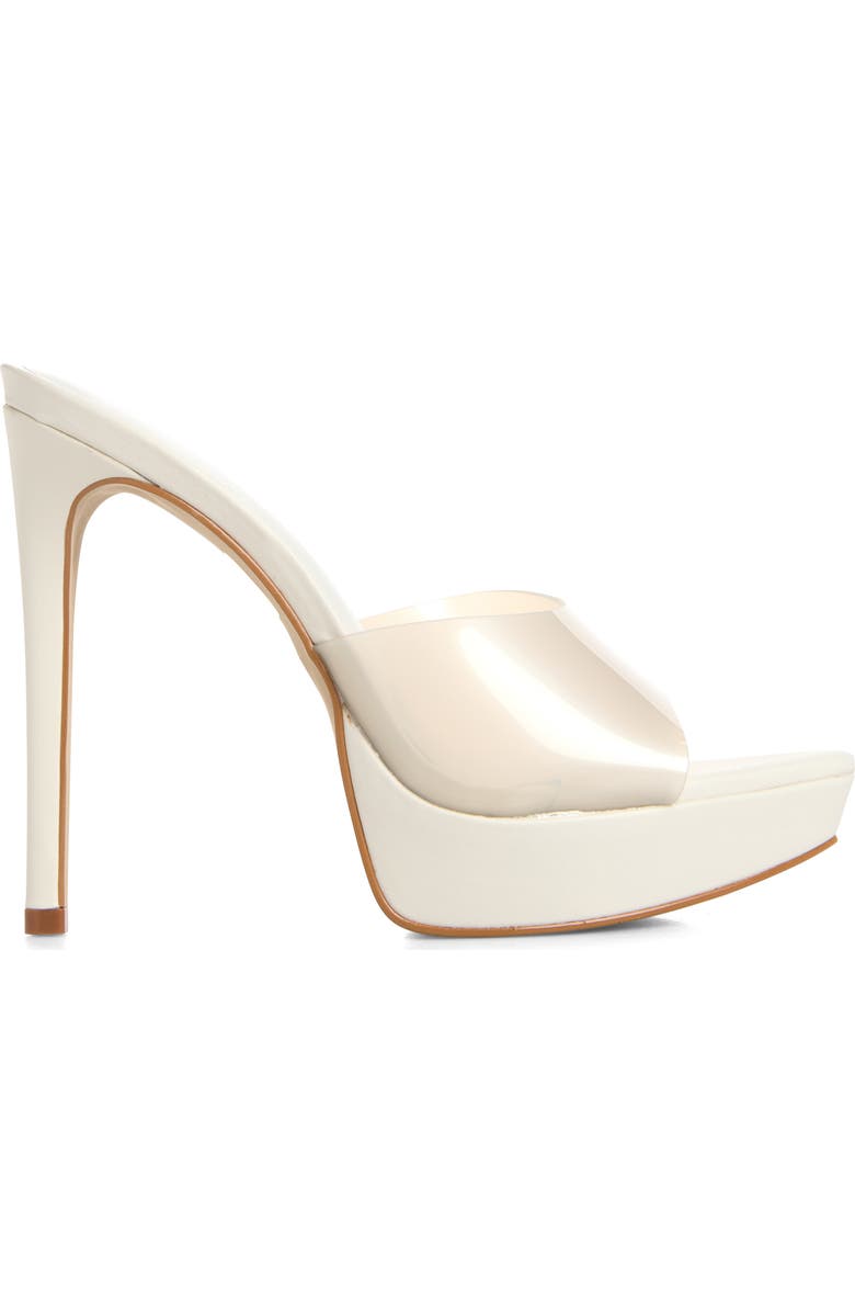 Steve Madden Motel Stiletto Slide Sandal, Alternate, color, Ivory