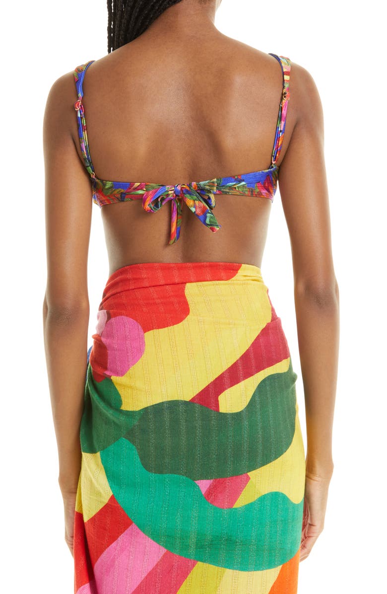 FARM Rio Bananamix Triangle Bikini Top, Alternate, color,