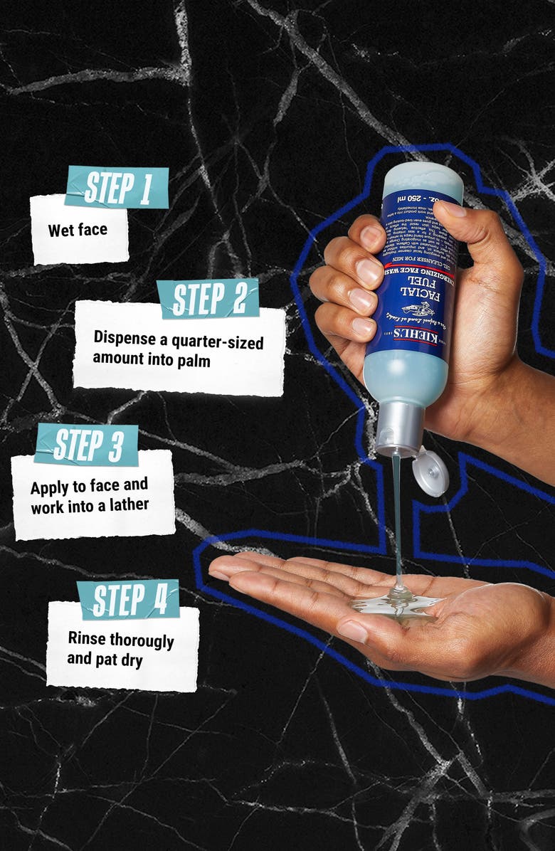 Kiehl's Since 1851 Facial Fuel Energizing Face Wash for Men, Alternate, color, 