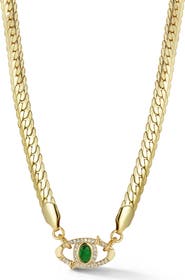 CHLOE AND MADISON Evil Eye Pendant Necklace