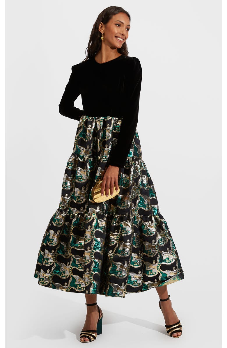 La DoubleJ Big Dress, Main, color, Spritz Verde Green