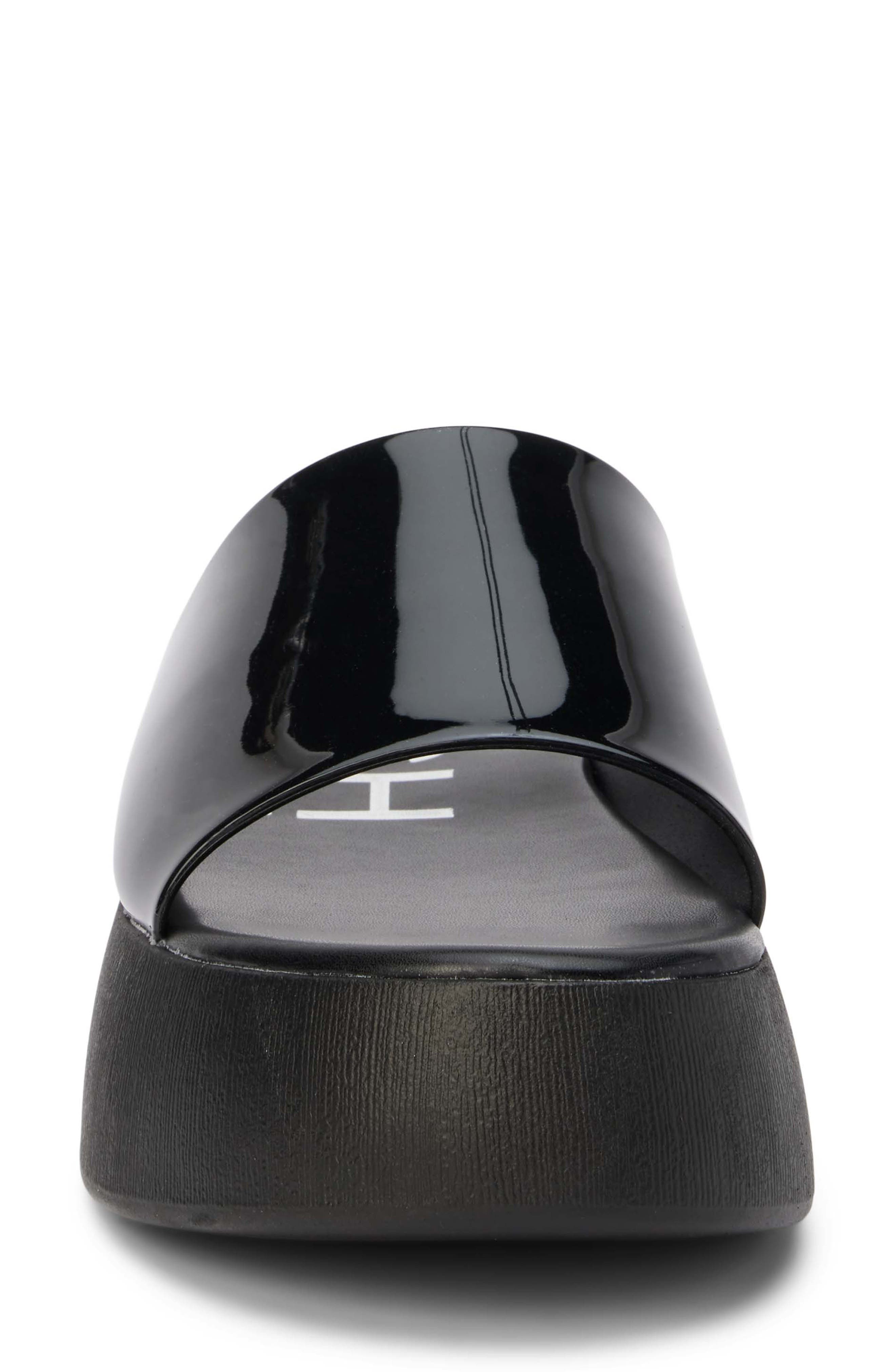 Coconuts by Matisse Solar Platform Slide Sandal, Alternate, color, Black