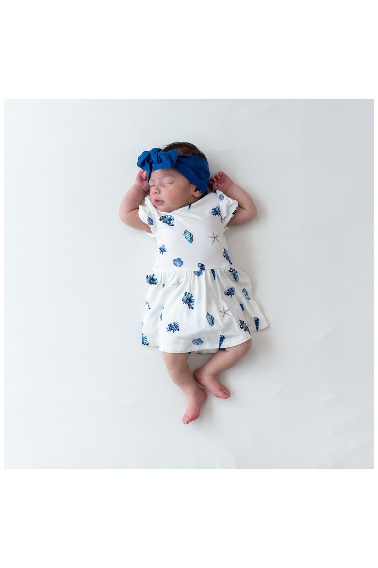 Royal Shell Stretch Skirted Romper, Alternate, color, ROYAL SHELL