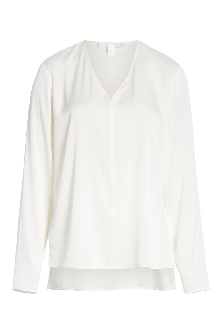 Ivala Stretch Silk Blouse, Alternate, color, VANILLA LIGHT