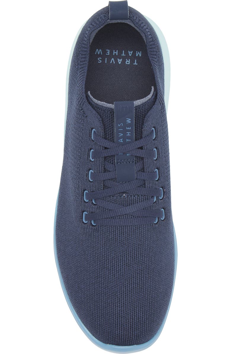 TravisMathew The Daily Lite Sneaker, Alternate, color, Heather Mood Indigo
