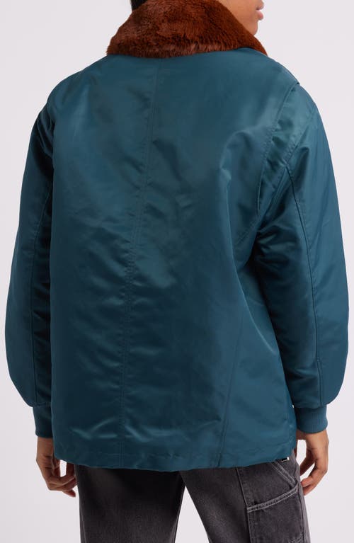 BLANKNYC BLANKNYC FAUX FUR COLLAR JACKET