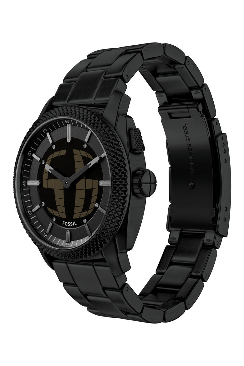 Machine Big Tic® Anadigi Bracelet Watch, 41mm, Alternate, color, BLACK