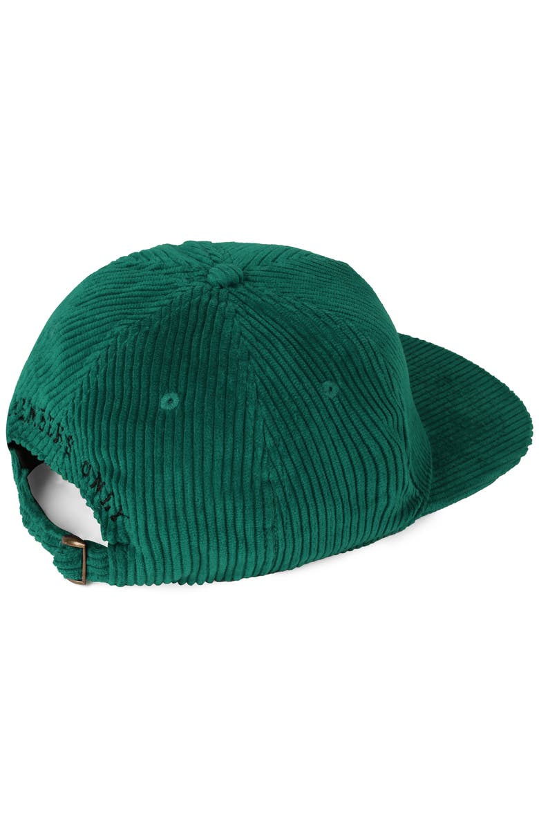 Members Only Corduroy Baseball Cap - Members Only Crest, Alternate, color, Green